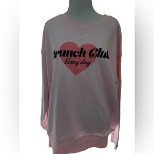 Pink Graphic Sweatshirt